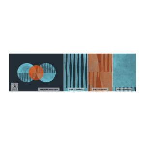 Campione di Fotomurale Premium Sand - Composizione simmetrica - Astrazione, Pezzo, Motivo geometrico - 100x30 cm