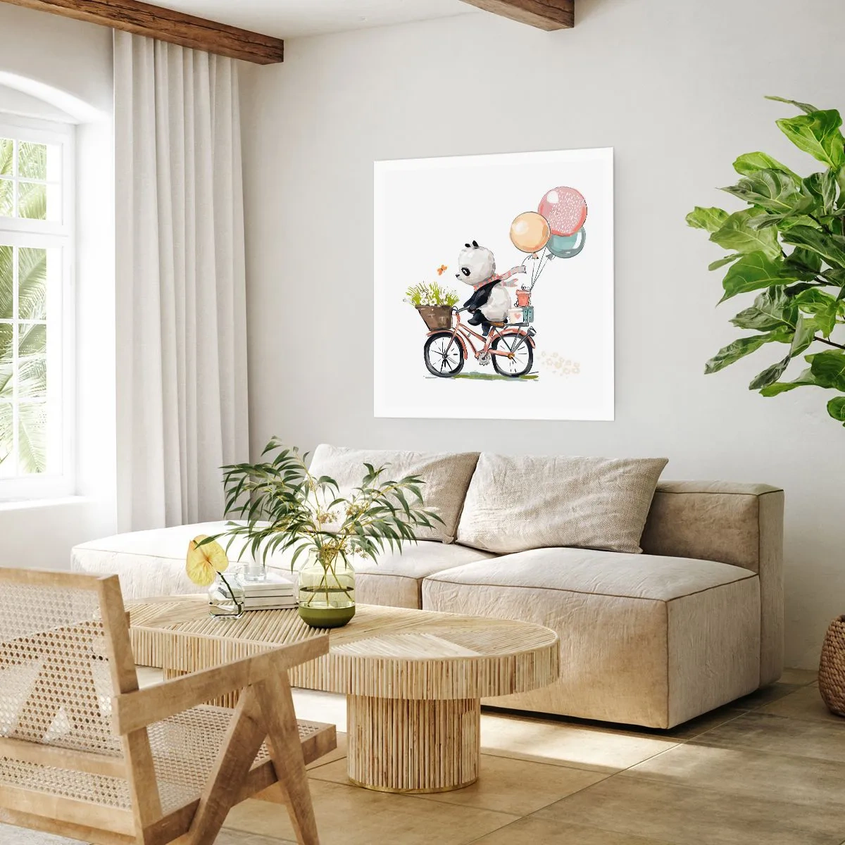 Poster - Giorno felice - 60x60 cm