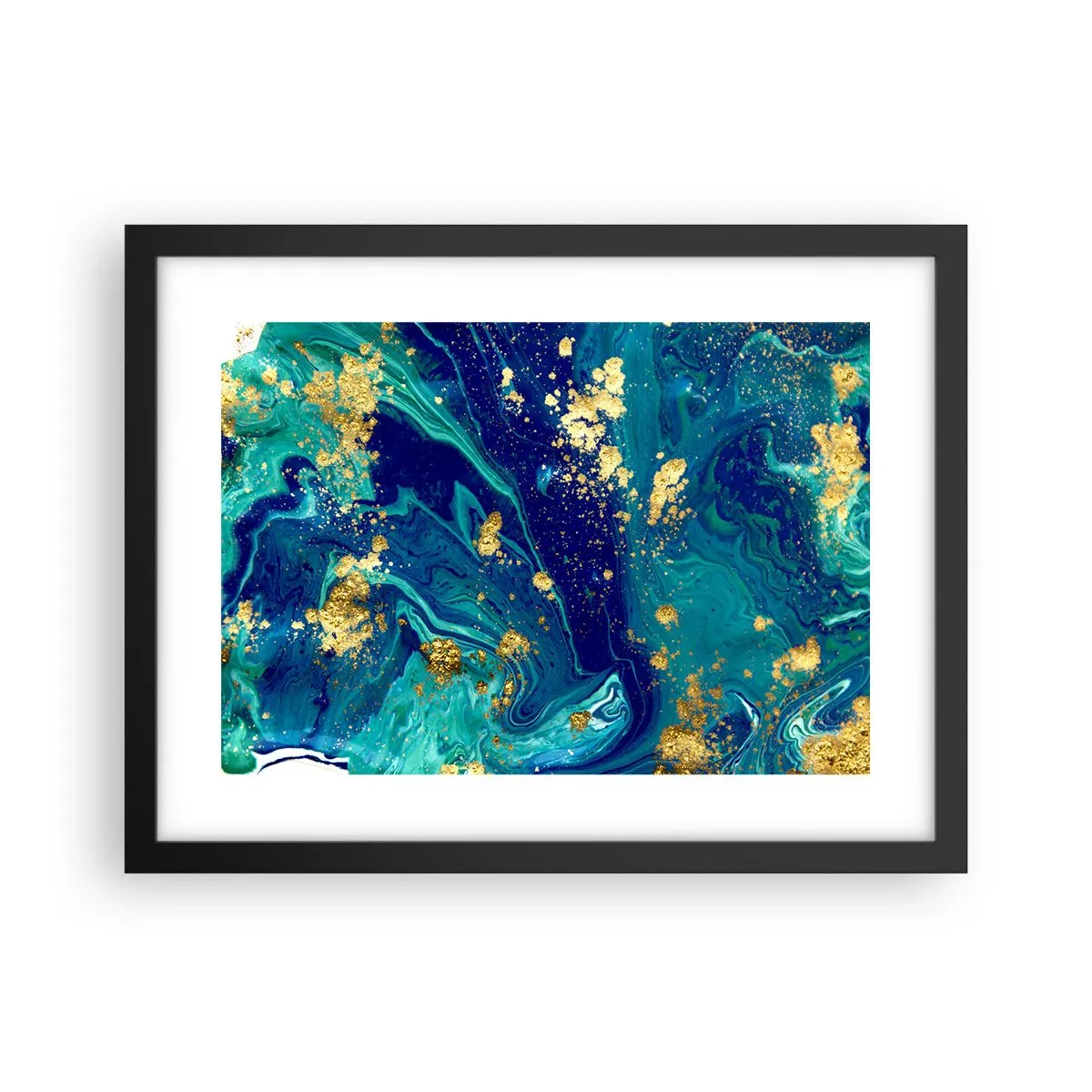 Poster in cornice nera - Petali di sole - 40x30 cm