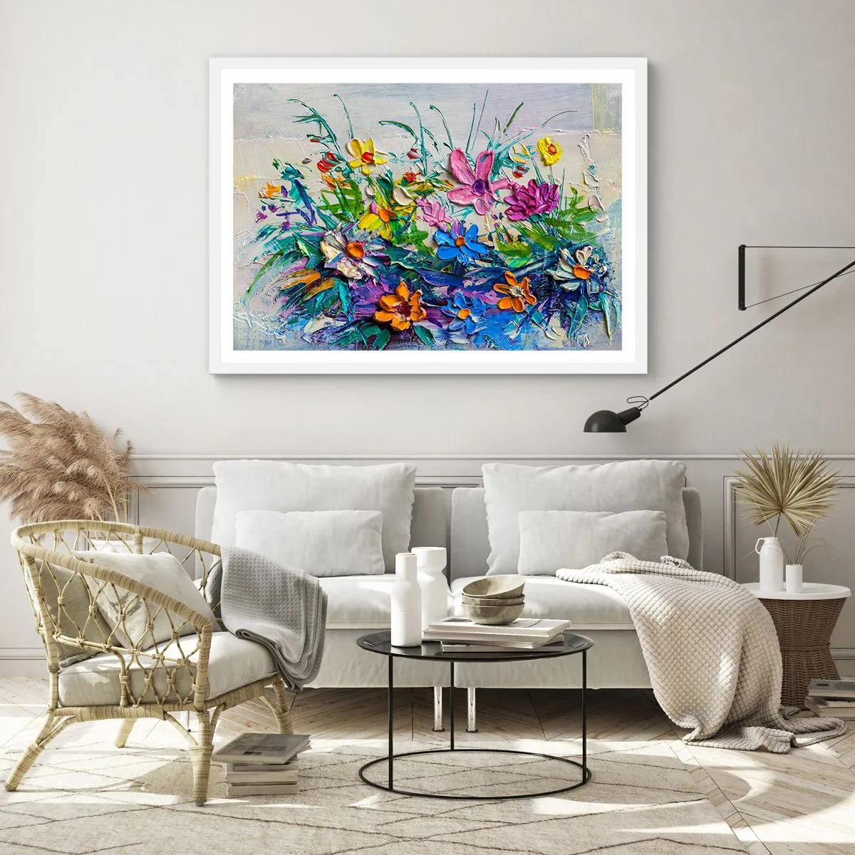 Poster in cornice bianca - Natura per niente morta - 50x40 cm