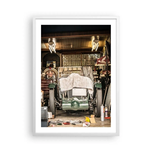 Poster in cornice bianca - Ritorno al passato - 50x70 cm