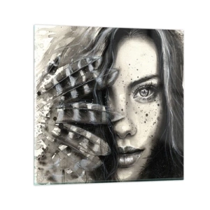 Quadro su vetro - Bellezza selvaggia - 60x60 cm