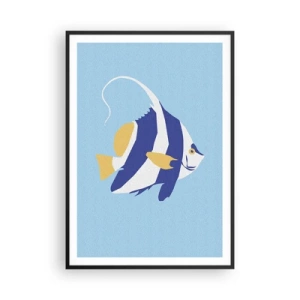 Poster in cornice nera - Miss Mari Tropicali - 70x100 cm