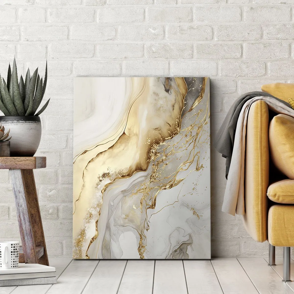 Quadro su tela - Stampe su Tela - Astrazione: bellezza e bontà - 65x120 cm