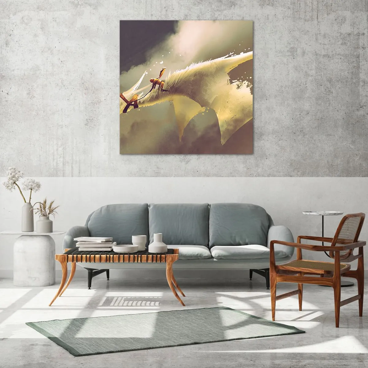 Quadro su vetro - Per salvare il mondo - 60x60 cm