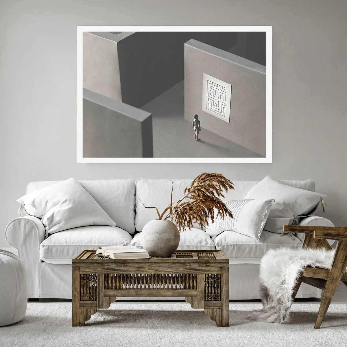 Poster - Ma dove mi trovo? - 70x50 cm