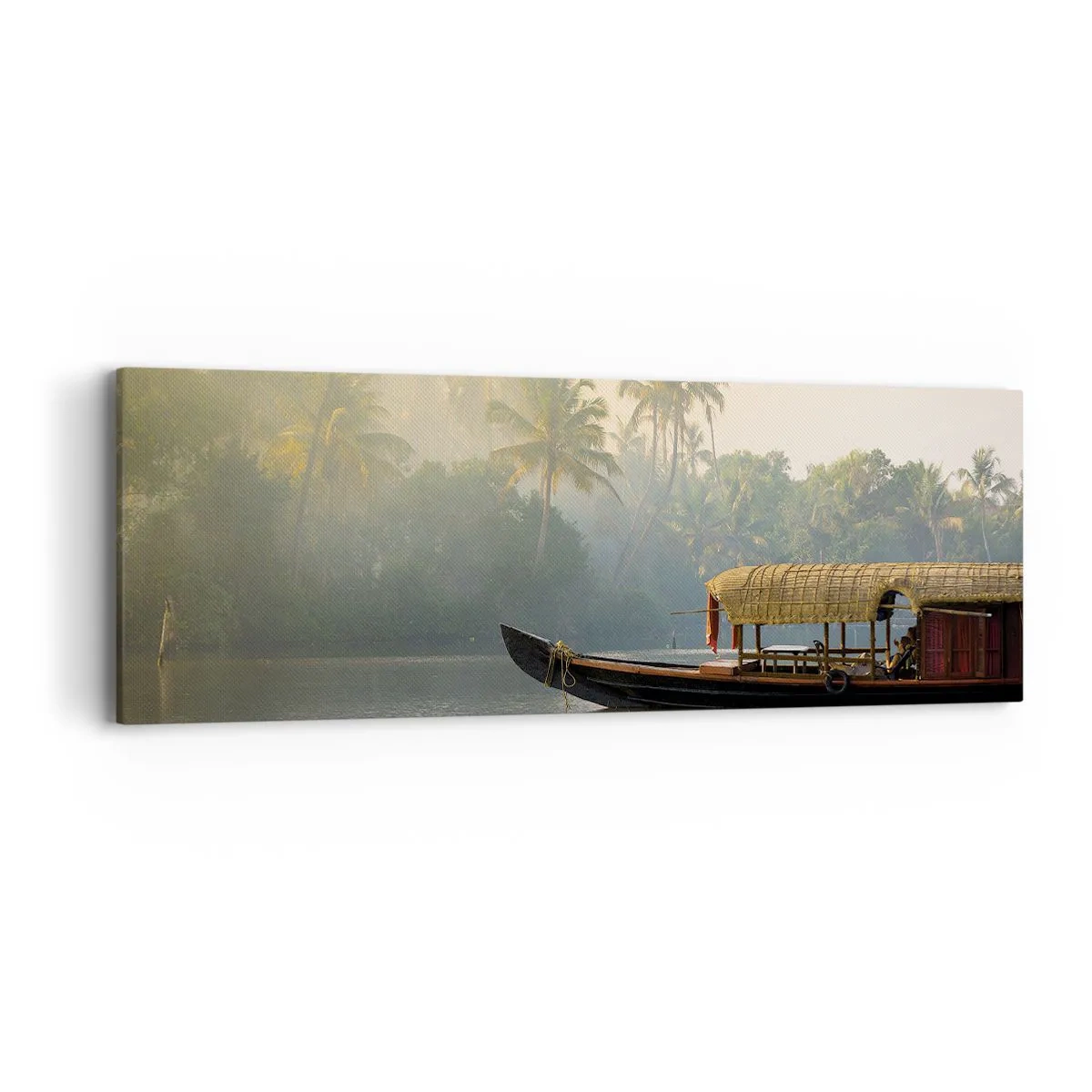 Quadro su tela - Stampe su Tela - Casa sul fiume - 90x30 cm