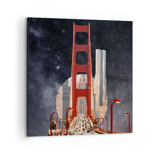 Quadro su tela - Stampe su Tela - Sempre al centro - 50x50 cm