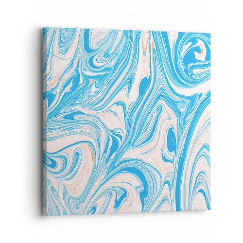 Quadro su tela - Stampe su Tela - Acquitrino in turchese - 30x30 cm
