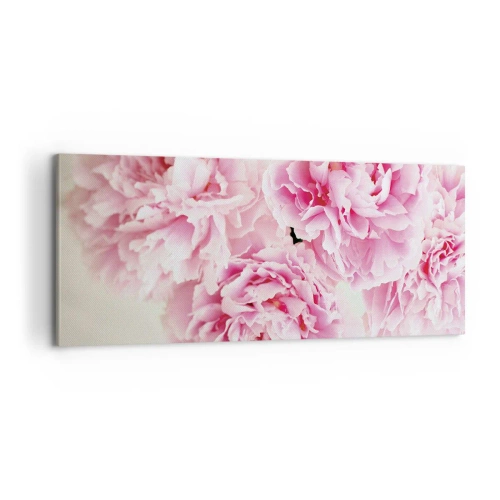 Quadro su tela - Stampe su Tela - Nel fasto rosa - 100x40 cm
