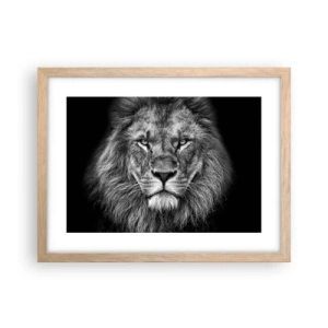 Poster in cornice rovere chiaro - Nell'abito dell'incoronazione - 40x30 cm