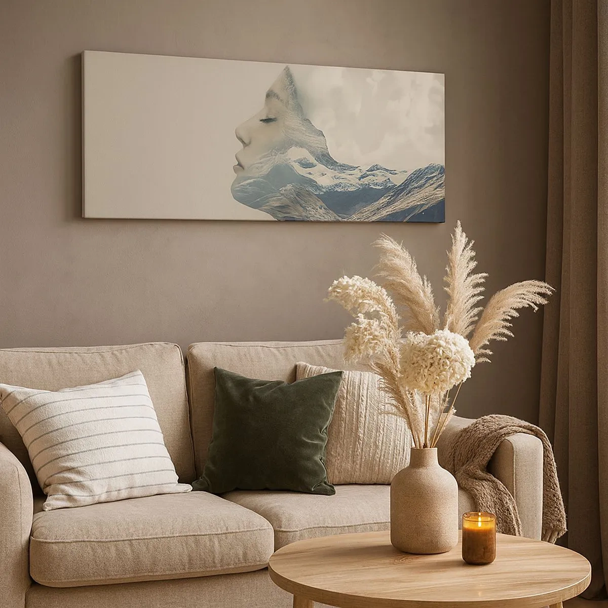 Quadro su tela - Stampe su Tela - La bellezza degli elementi - 100x40 cm