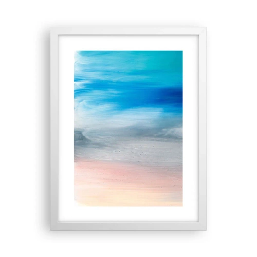 Poster in cornice bianca - Gli elementi: l'aria - 30x40 cm