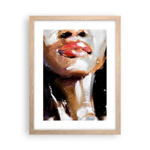 Poster in cornice rovere chiaro - Orgoglio senza pregiudizio - 30x40 cm