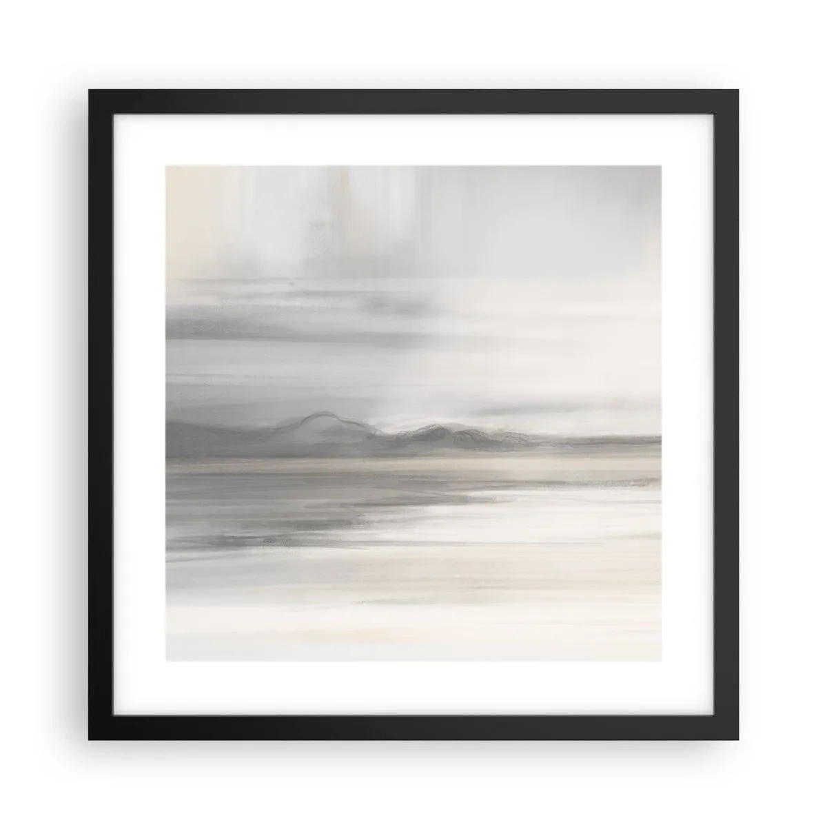 Poster in cornice nera - Orizzonte trasognato - 40x40 cm