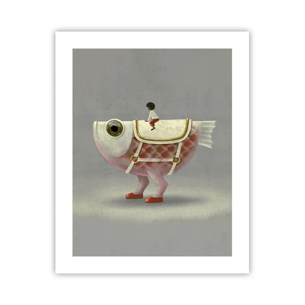 Poster - Il cavaliere del pesce - 40x50 cm