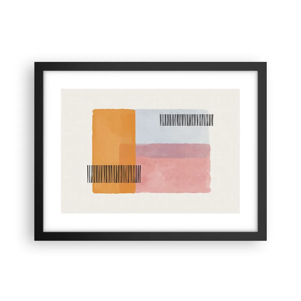 Poster in cornice nera - Da un angolo all'altro - 40x30 cm
