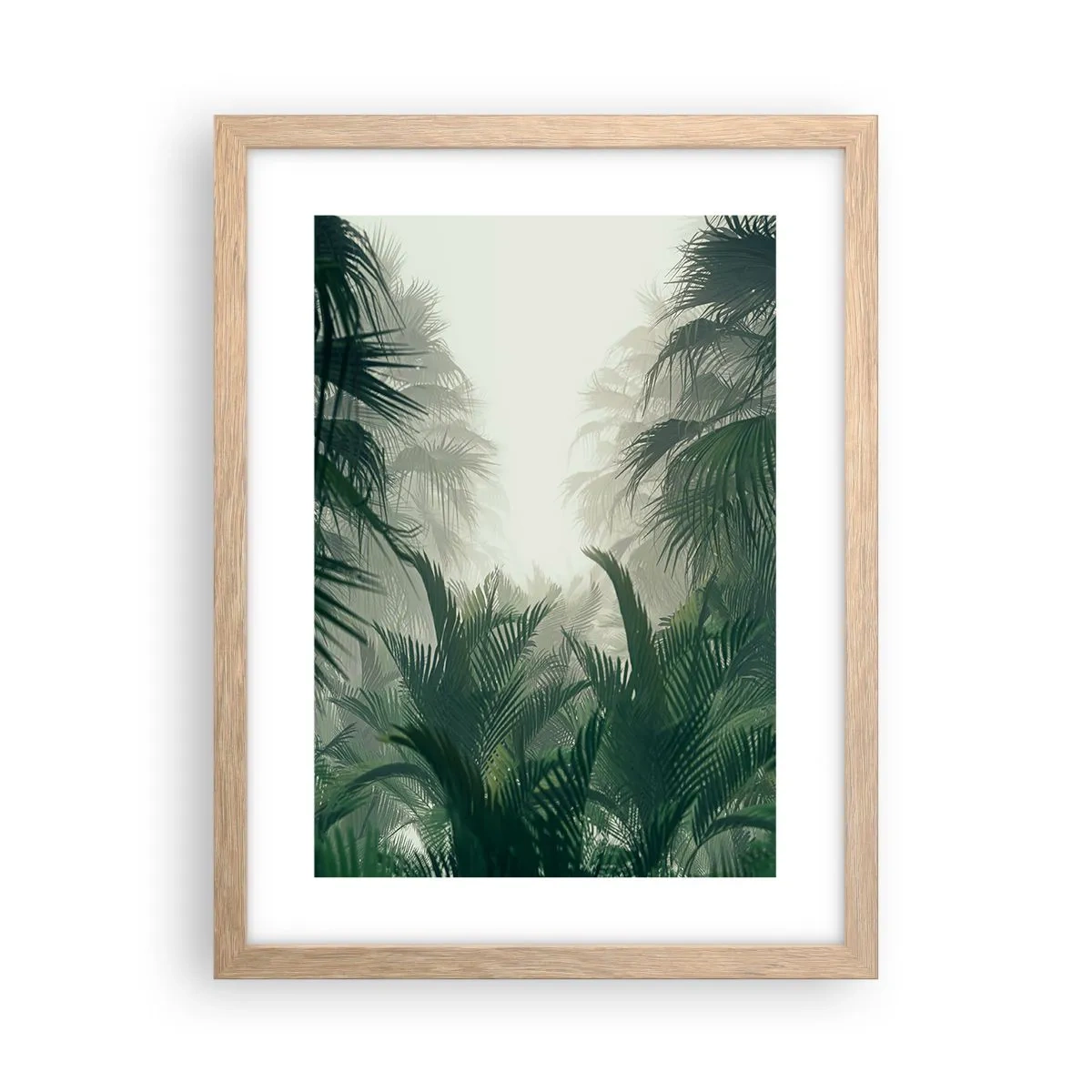 Poster in cornice rovere chiaro - Mistero dei tropici - 30x40 cm