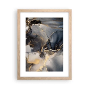 Poster in cornice rovere chiaro - Vita di pietra - 30x40 cm