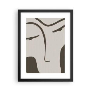 Poster in cornice nera - Come un quadro di Modigliani - 30x40 cm