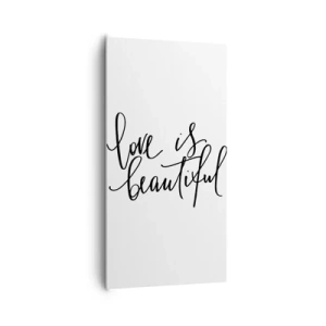 Quadro su tela - Stampe su Tela - Leggi e ripeti - 65x120 cm