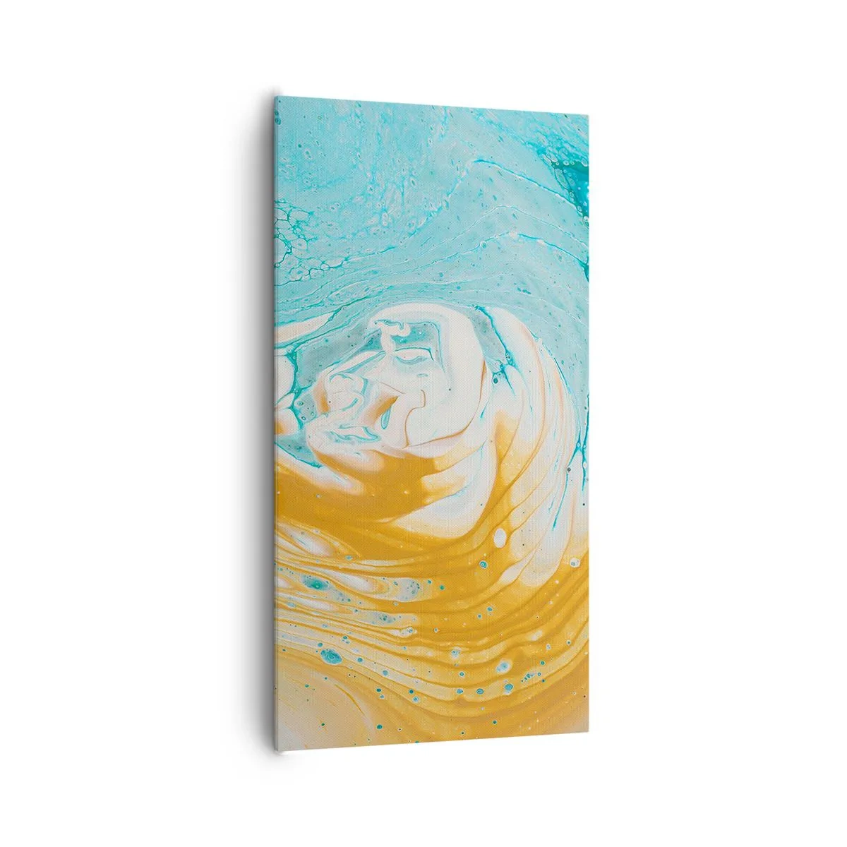 Quadro su tela - Stampe su Tela - Vortice pastello - 65x120 cm