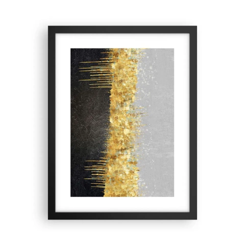 Poster in cornice nera - Nel profondo e verso l'alto - 30x40 cm