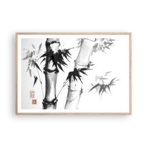 Poster in cornice rovere chiaro - Particolare d'oriente - 100x70 cm