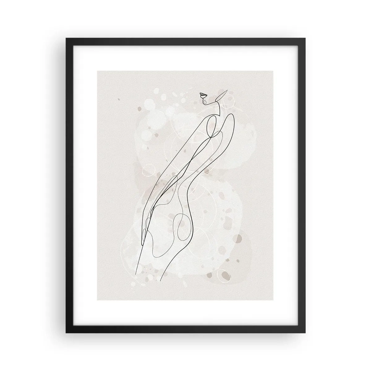 Poster in cornice nera - Errando con lo sguardo - 40x50 cm