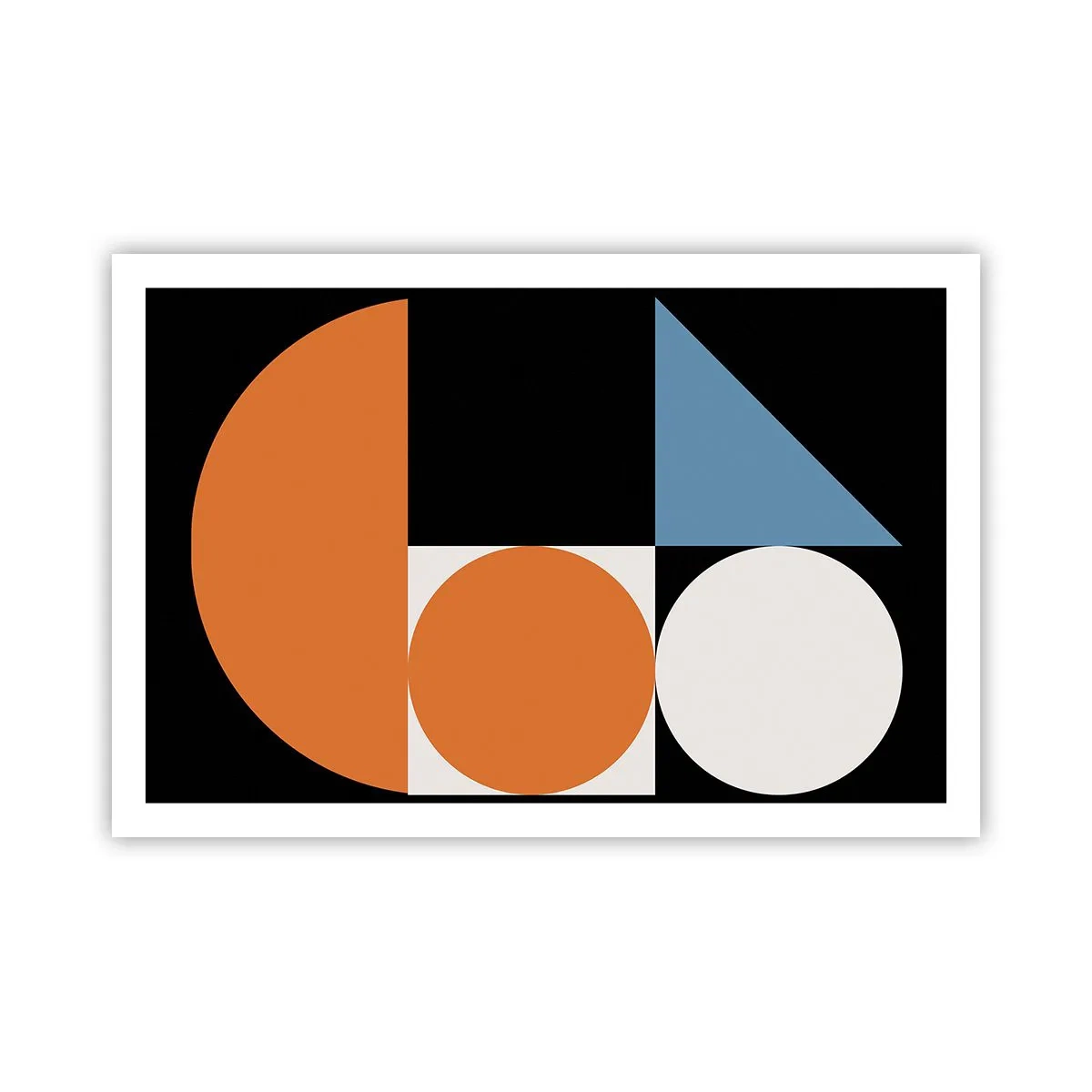 Poster - Composizione di figure - 91x61 cm
