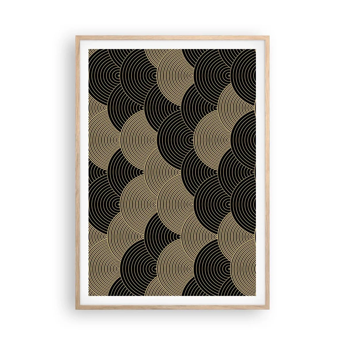 Poster in cornice rovere chiaro - Unità nella molteplicità - 70x100 cm