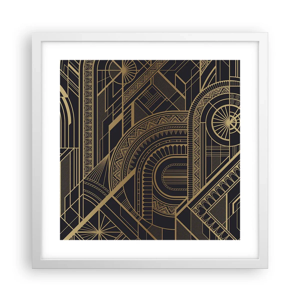 Poster in cornice bianca - Concetti, idee, progetti - 40x40 cm