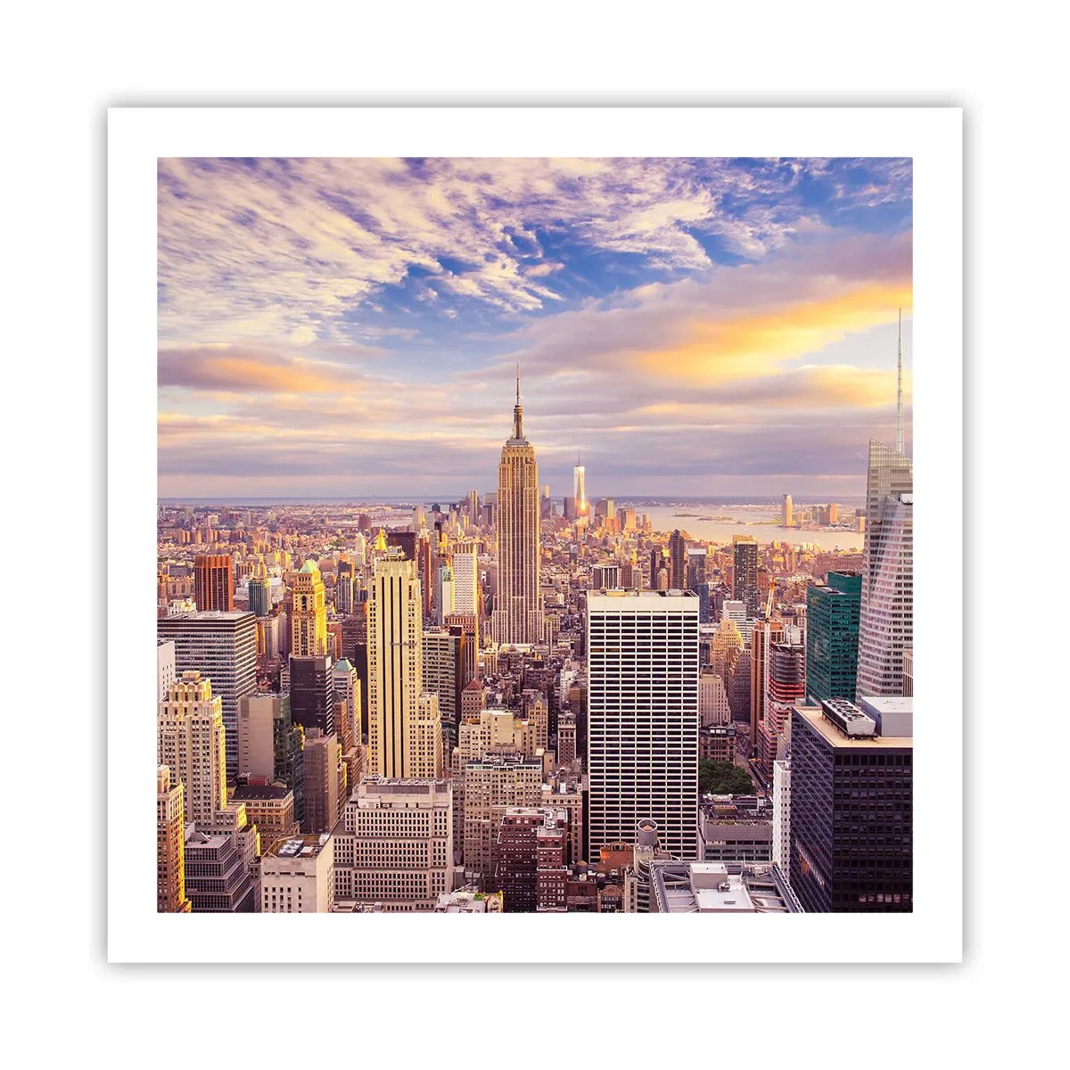 Poster - Toccando le nuvole - 60x60 cm