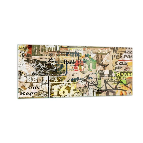Quadro su vetro - Qualcosa sta succedendo… - 100x40 cm