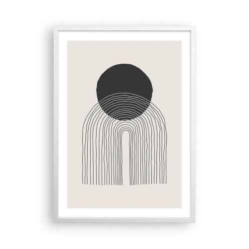 Poster in cornice bianca - Tremore e fiducia - 50x70 cm