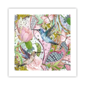 Poster - Intrecciate nei rami - 40x40 cm