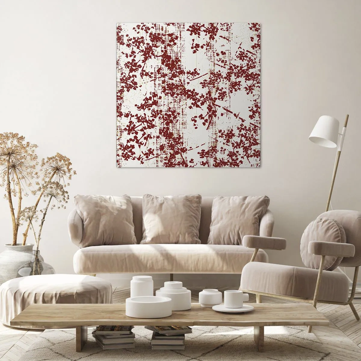 Quadro su tela - Stampe su Tela - Come l'antico percalle - 60x60 cm