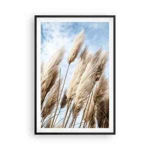 Poster in cornice nera - Le carezze del sole e del vento - 61x91 cm