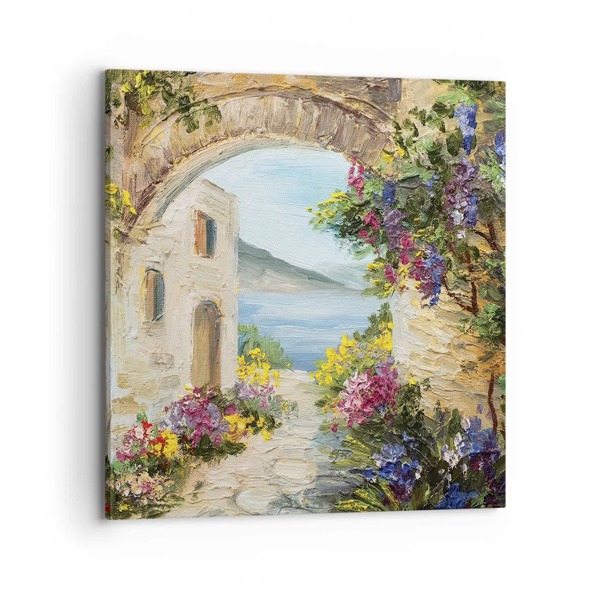 Quadro su tela - Stampe su Tela - La bellezza della provincia costiera - 70x70 cm