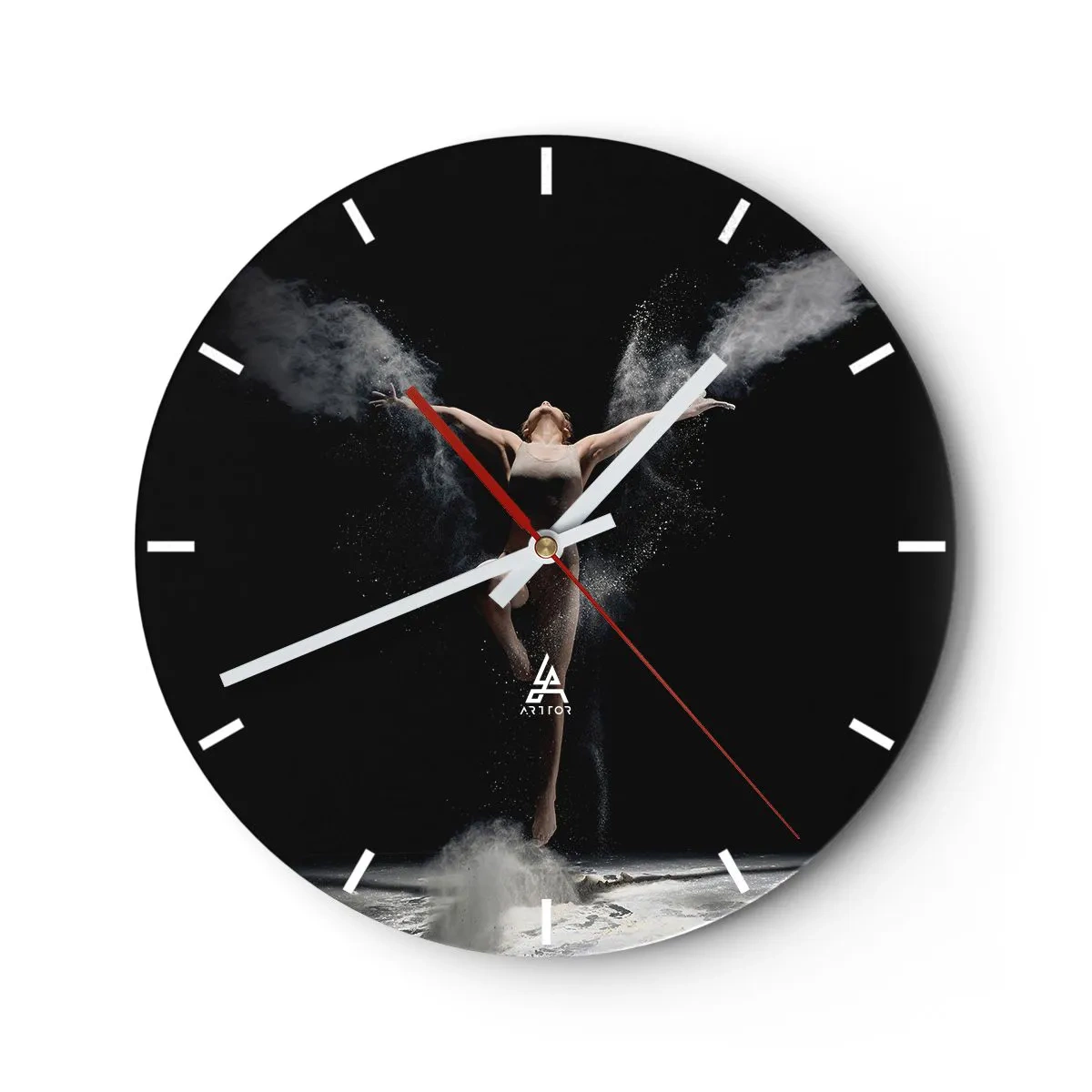 Orologio da parete - Orologio in Vetro - Gli elfi esistono - 40x40 cm