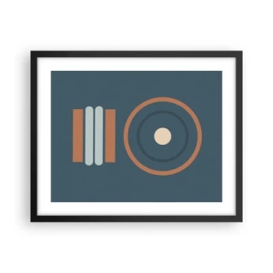 Poster in cornice nera - L'essenza delle cose - 50x40 cm