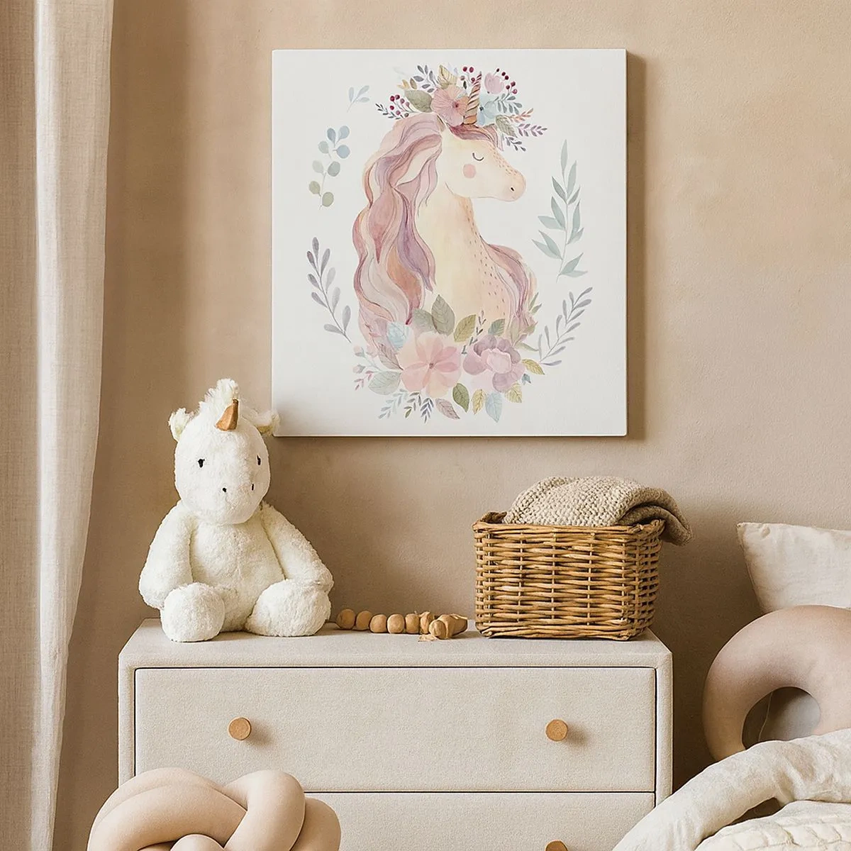 Quadro su tela - Stampe su Tela - Invito nel mondo delle favole - 30x30 cm