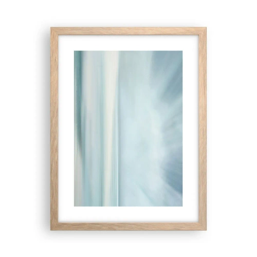 Poster in cornice rovere chiaro - Pace fino all'orizzonte - 30x40 cm