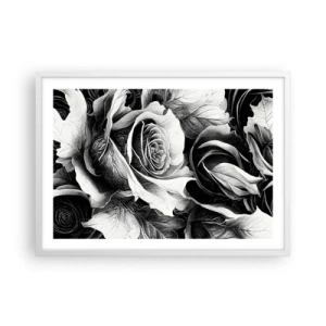 Poster in cornice bianca - Sempre regina - 70x50 cm