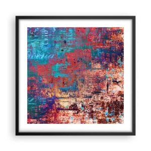 Poster in cornice nera - Memoria e dimenticanza - 50x50 cm