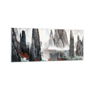 Quadro su vetro - Protettori potenti - 100x40 cm