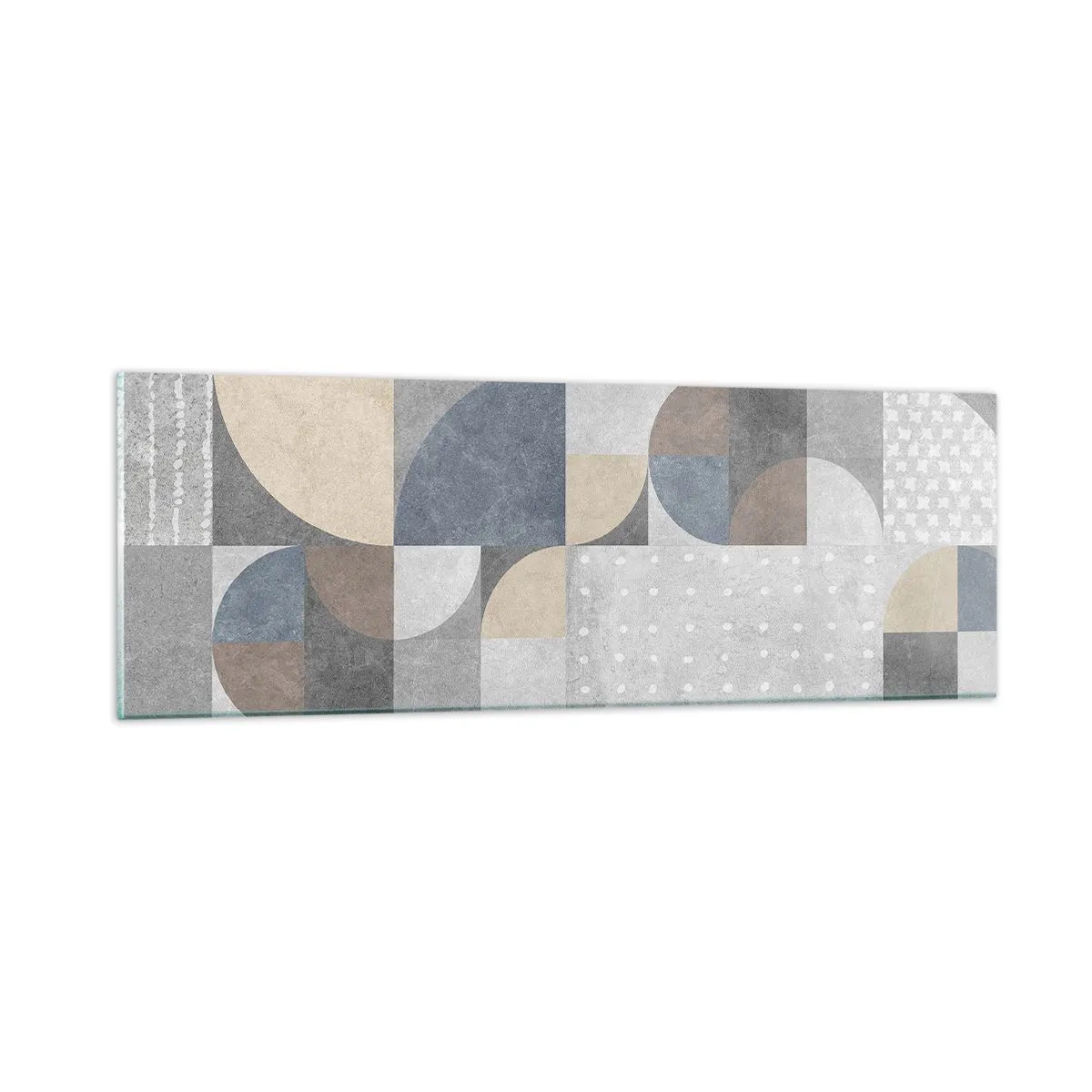 Quadro su vetro - Fantasia di ceramica - 90x30 cm