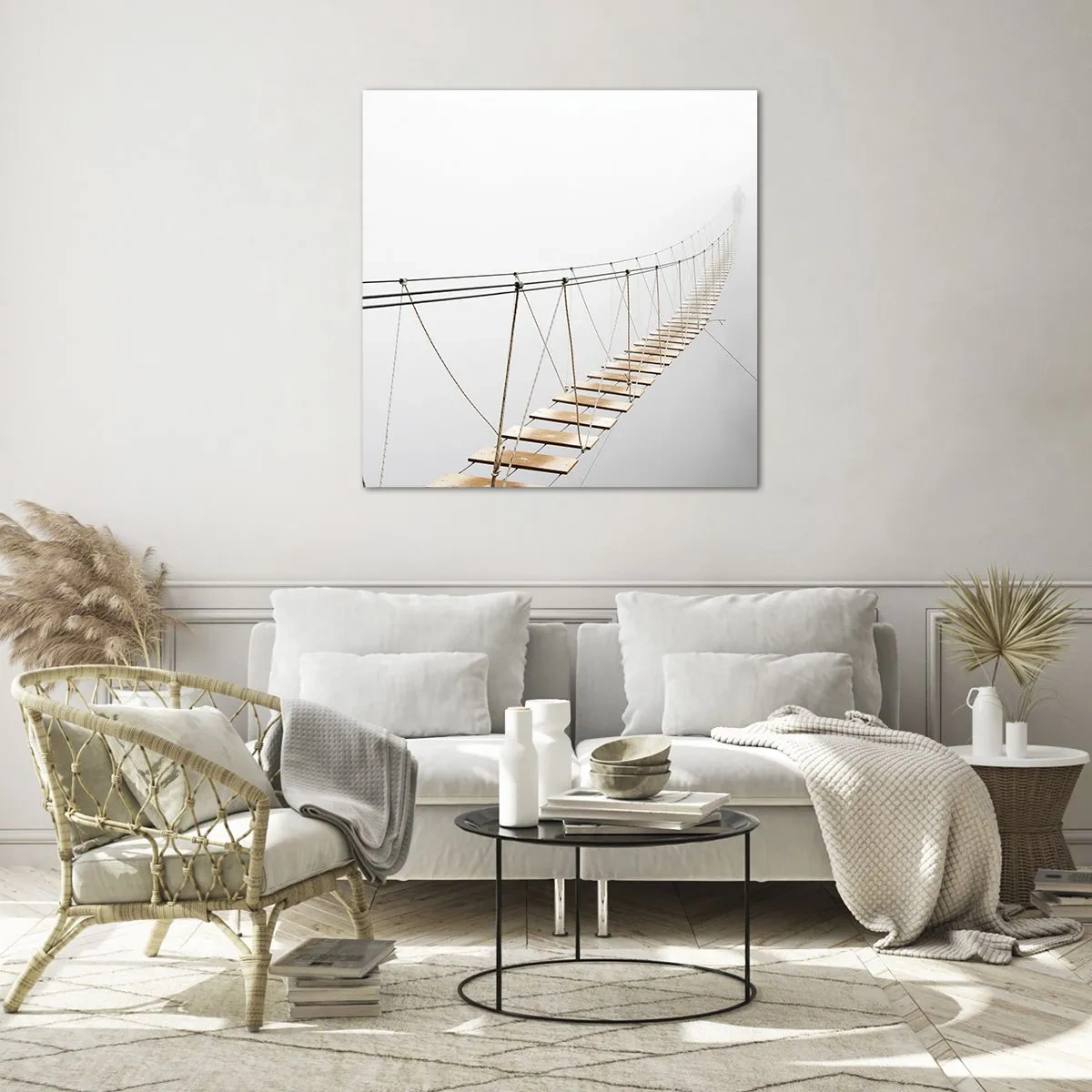 Quadro su vetro - Dove ti porta? - 70x70 cm