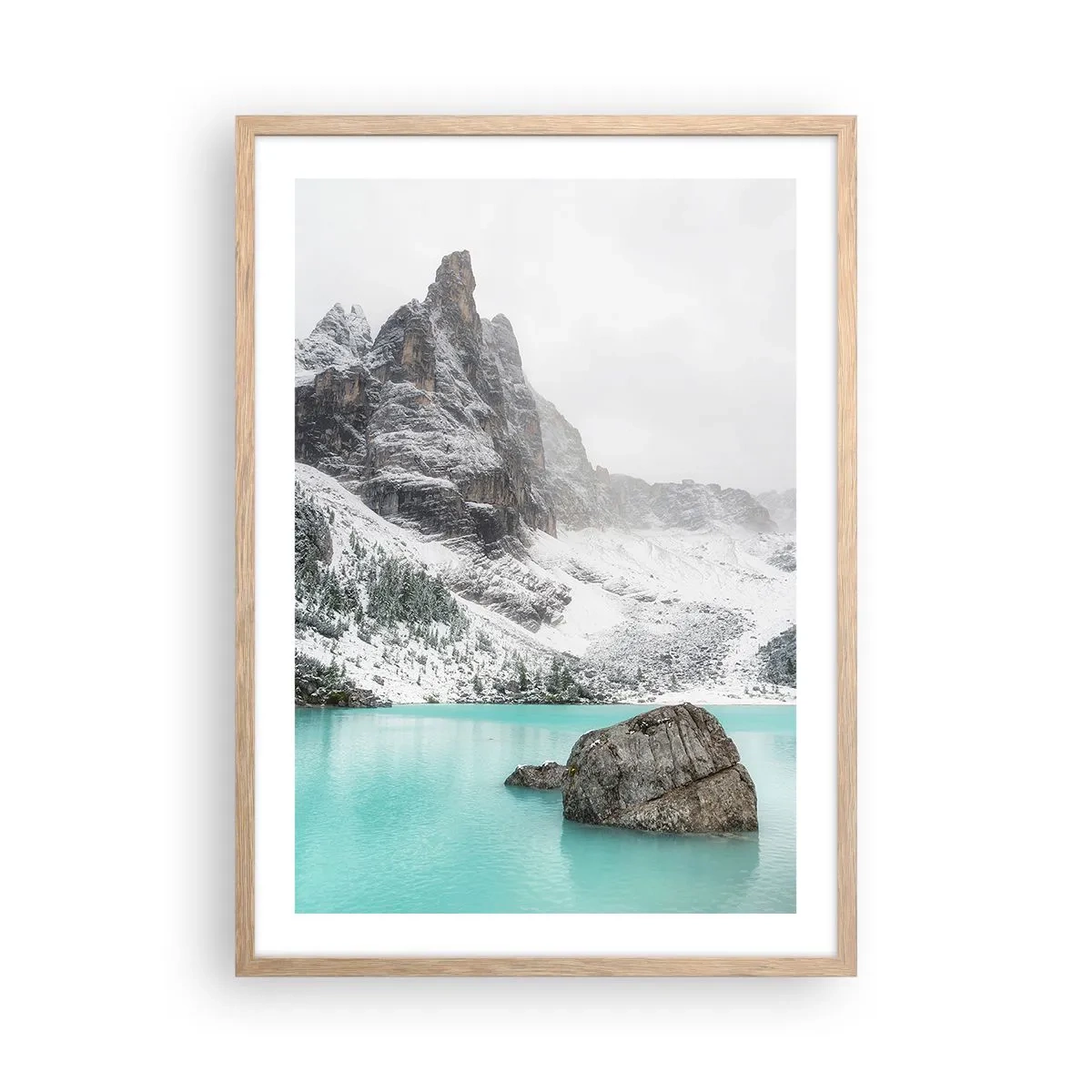 Poster in cornice rovere chiaro - Di guardia - 50x70 cm