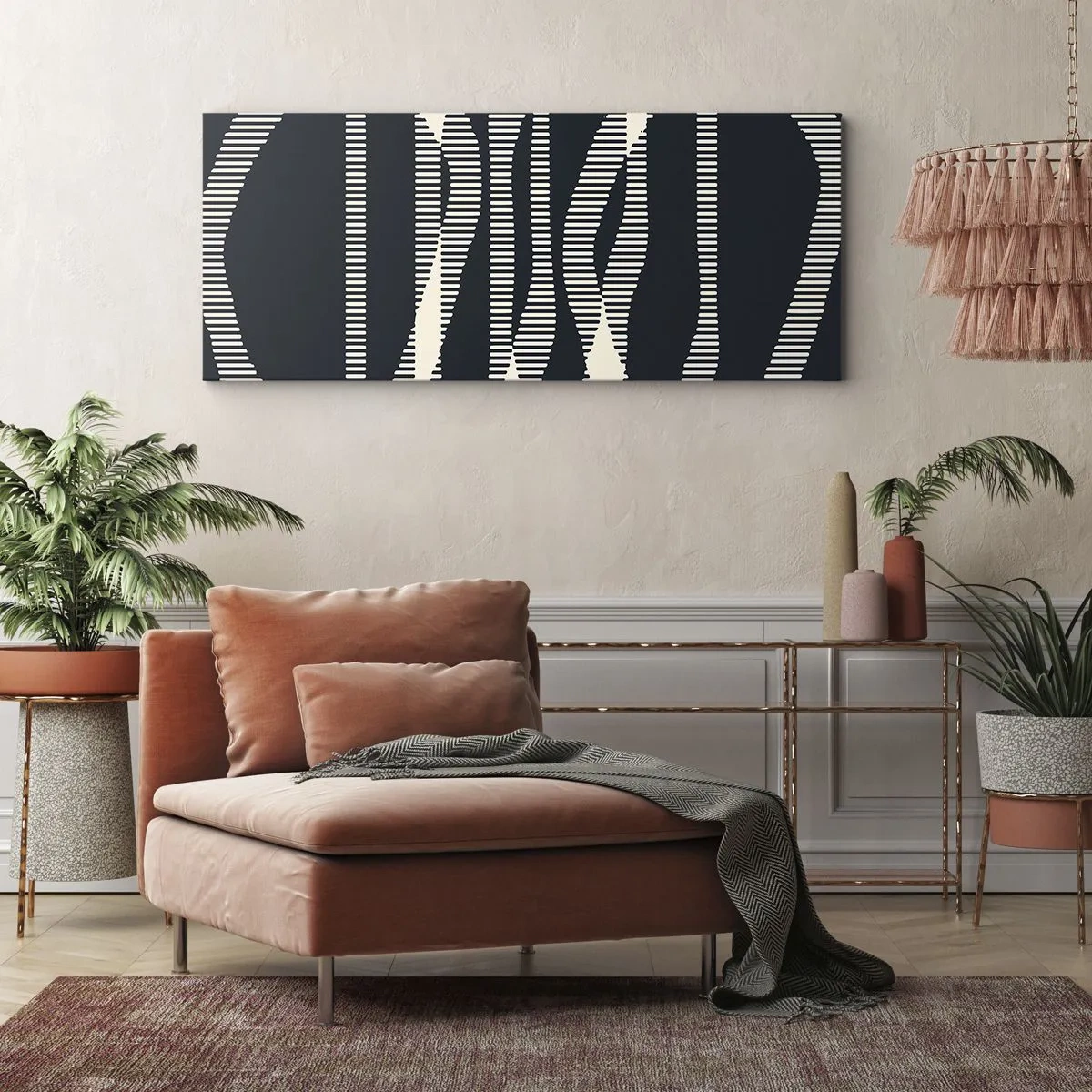 Quadro su tela - Stampe su Tela - Tentativo di rompere l'oscurità - 100x40 cm